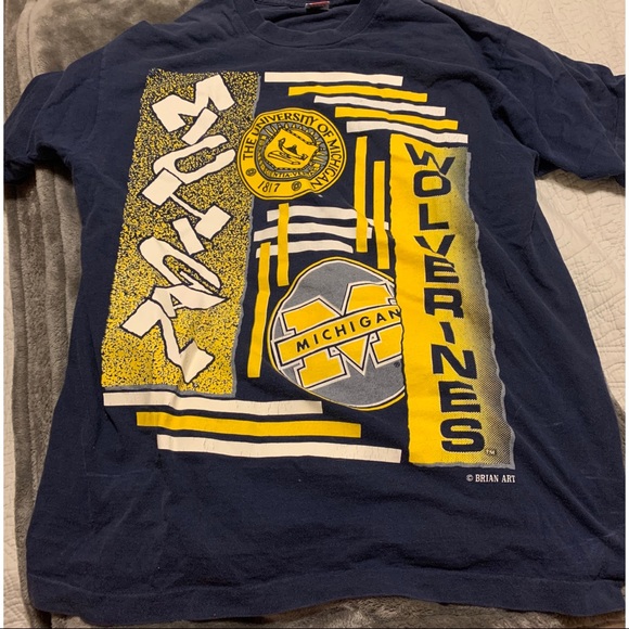 university of michigan graphic vintage tee - Picture 6 of 8